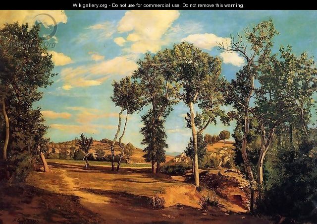 The Banks of the Lez 1870 - Frederic Bazille