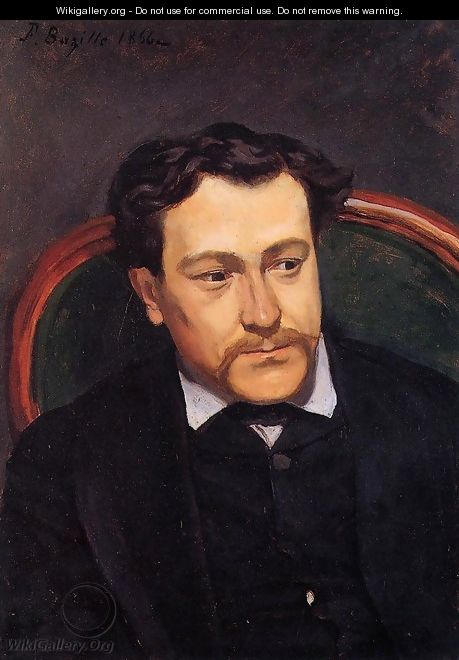 Portrait of Edouard Blau 1866 - Frederic Bazille