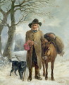 Gathering winter fuel - Thomas Jones Barker