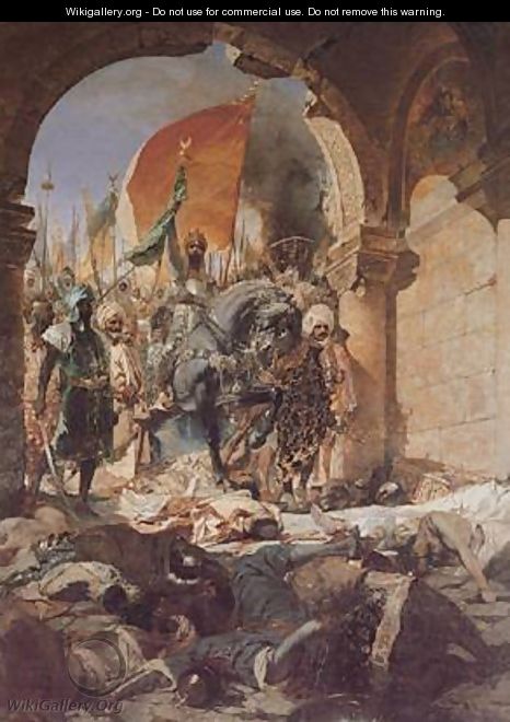 The Entry of Mahomet II into Constantinople - Constant Benjamin Jean Joseph