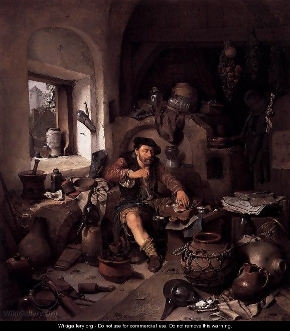 Alchemist 1663 - Cornelis (Pietersz.) Bega