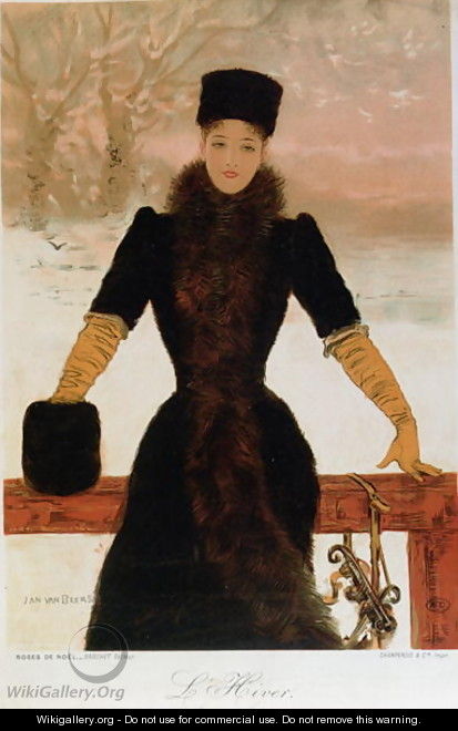 Allegory of Winter 1900 - Istvan Pekary