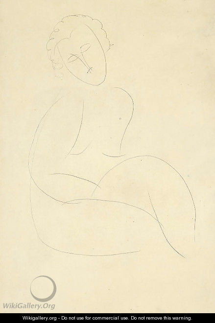 Femme nue assise - Amedeo Modigliani