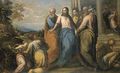 Christ in the House of Jairus - Andrea Schiavone