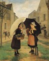 The young shoppers - Andre Henri Dargelas