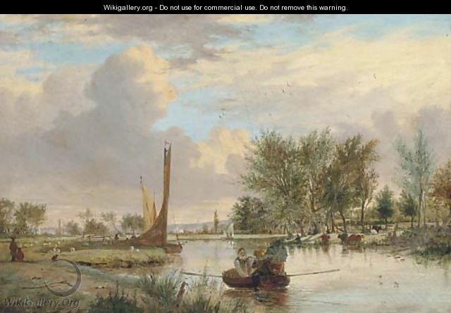 On the Yare - Alfred Stannard
