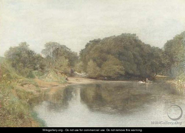 A mill on the Coquet, Northumberland - (after) Le Moyne, Jacques (de Morgues)