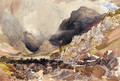 Gap of Dunlo', Purple Mount, Reeks - Alfred William Hunt