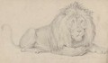 A lion - Alfred William Strutt