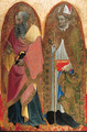 Saints John the Evangelist and Saint Augustine a panel from a polyptych - Alvaro Di Pietro (Pirez D'Évora)
