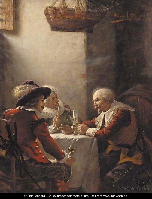 A military discussion - Alois Priechenfried