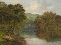 Crossing the tranquil river - Alfred de Breanski