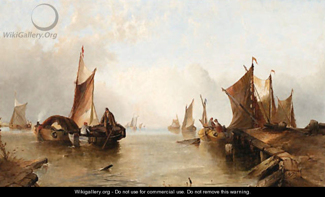 Dutch coastal scene - Alfred Montague