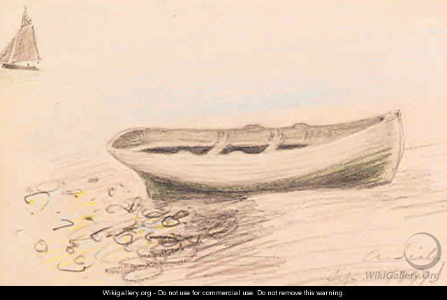 Etude De Bateaux - Alfred Sisley