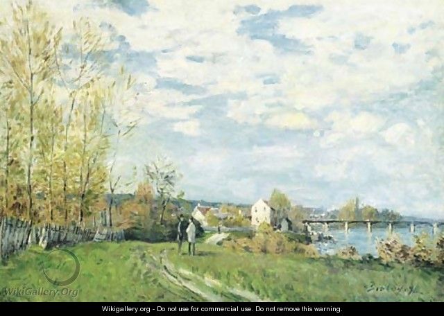 Bords de Seine a Bougival - Alfred Sisley