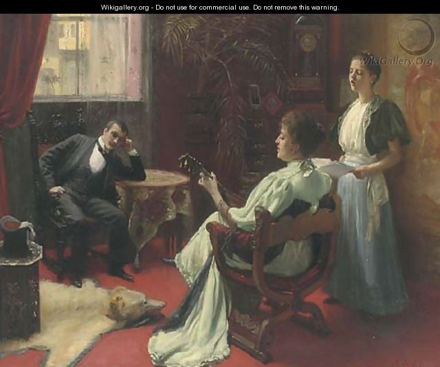 An audience in the parlour - Alexander Fuks