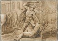 Hercules and Geryon, with the Mares of Diomedes devouring the king