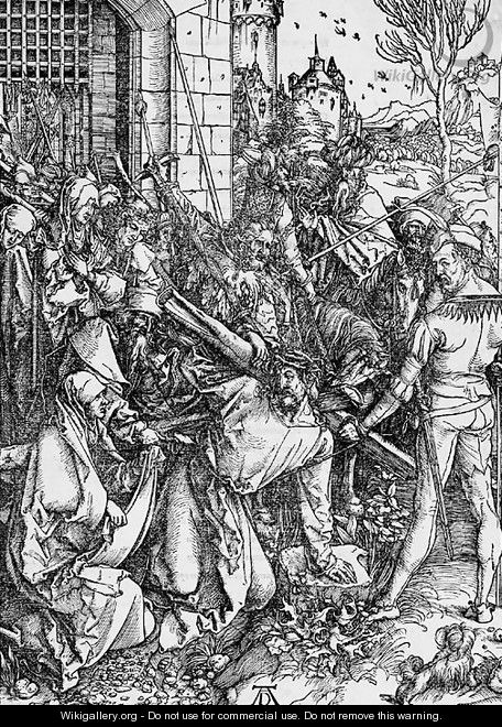 Christ carrying the Cross, from The Large Passion - Albrecht Durer