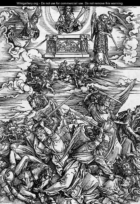 The four Avenging Angels, from The Apocalypse - Albrecht Durer