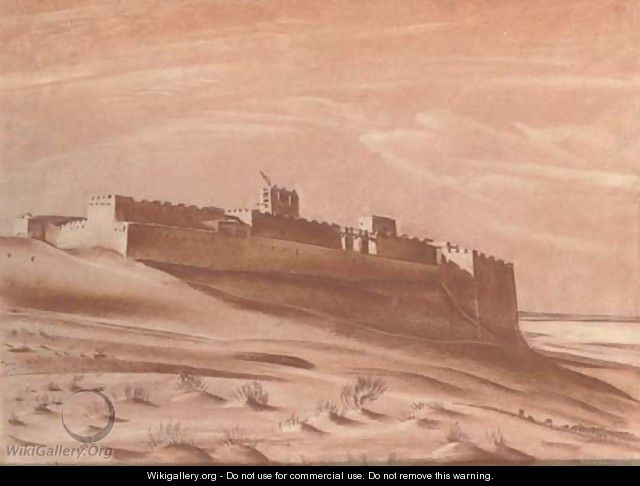 A desert fort - Alexander Evgenievich Yakovlev