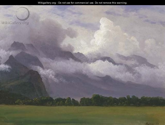 Clouds in Owens Valley - Albert Bierstadt