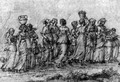 A group of women returning from the well - Agostino Tassi