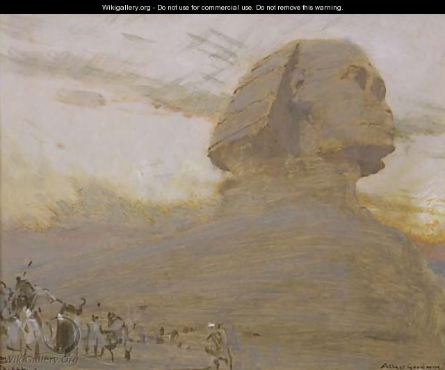 The Sphinx - Albert Goodwin