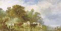 Cattle by the waterside - Albert Jurardus van Prooijen