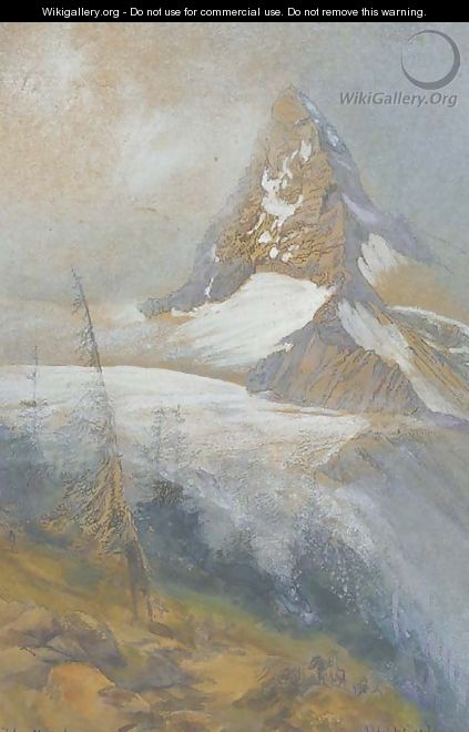 The Matterhorn, Zermatt - Albert Goodwin