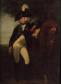 Equestrian portrait of George IV, small full-length, in uniform - (after) Sir Joshua Reynolds