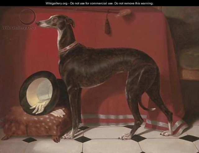 Eos, a favourite greyhound, the property of H.R.H. Prince Albert - Sir Edwin Henry Landseer