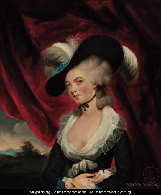 Portrait of Mrs Robinson 2 - (after) Sir Joshua Reynolds