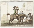 Horse Accomplishments, by Thomas Rowlandson - (after) Thomas Woodward