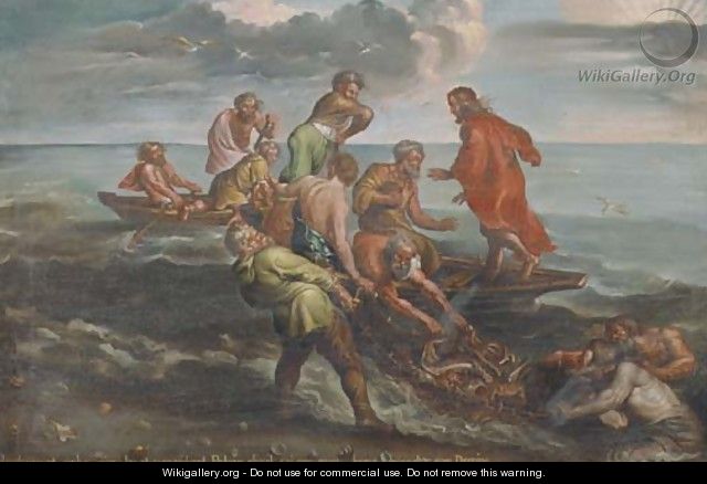 The Miraculous Draught of Fishes 2 - (after) Sir Peter Paul Rubens