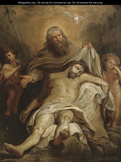 The Holy Trinity - (after) Sir Peter Paul Rubens