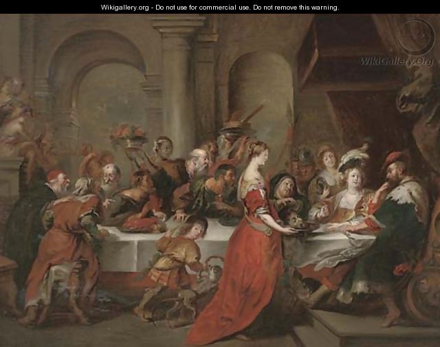 The Feast of Herod - (after) Sir Peter Paul Rubens