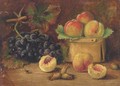 Peaches and grapes - Agnes Louise Holding
