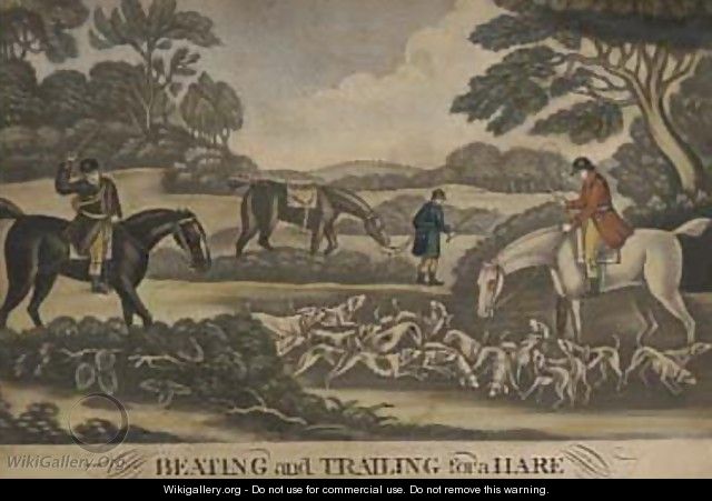 Beating and trailing for the hare - (after) W. B. Walker