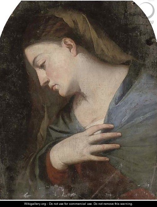 The Virgin Annunciate, a fragment - Tiziano Vecellio (Titian)