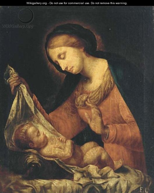 The Madonna del velo - (after) Onorio Marinari