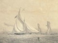The cutter yacht Phantom, by T.G. Dutton - Nicholas Matthews (1816-51) Condy