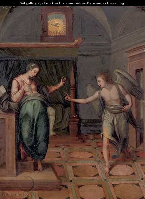 The Annunciation of the Virgin - (after) Marcello Venusti
