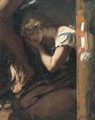 The weeping Magdalen at the foot of the Cross - (after) Pierre-Paul Prud