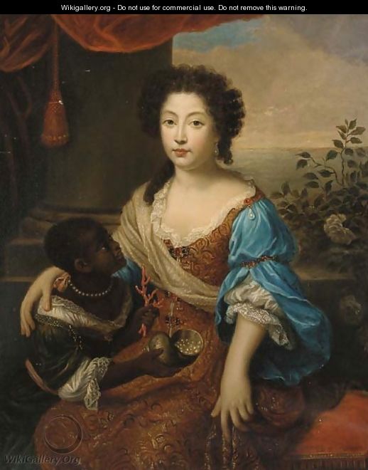 Portrait of Louise Renee de Penancoet de Keroualle, Duchess of Portsmouth (1649-1734) - Pierre Mignard