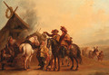 A Hunting Party - (after) Philips Wouwerman