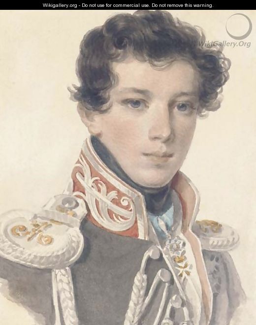 Portrait of Count Nikolai Aleksandrovich Samoilov - Pyotr Fyodorovich Sokolov