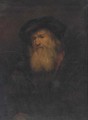 A man, bust-length, with a beard - Rembrandt Van Rijn