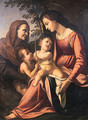 The Madonna and Child with the Infant Saint John the Baptist and Saint Elizabeth - Raphael