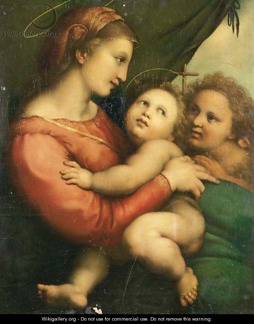 The Madonna and Child with the Infant Saint John the Baptist 2 - Raphael