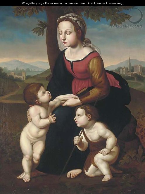 The Madonna and Child with the Infant Saint John the Baptist - Raphael